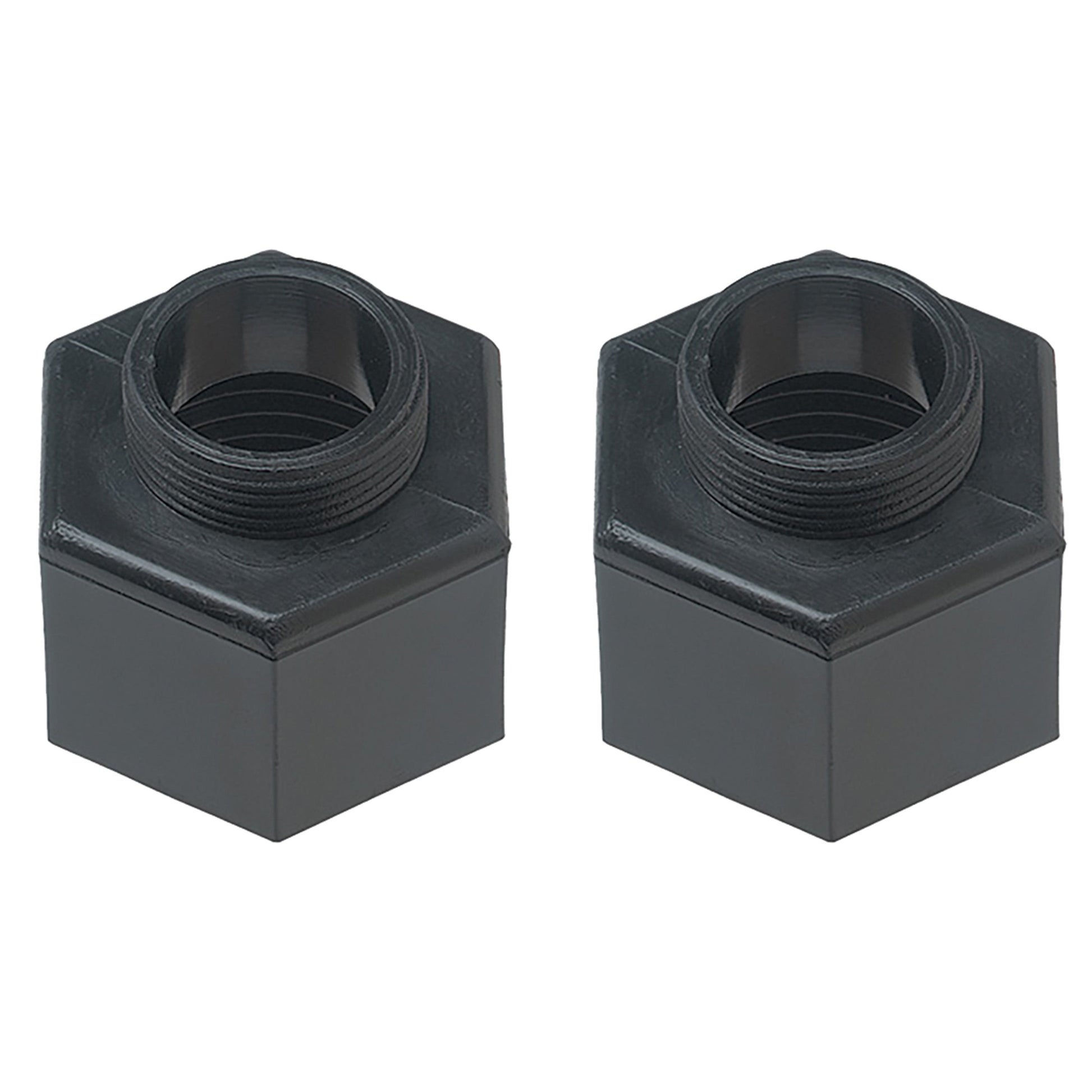 Shrub Adapter 10-pk Orbit Irrigation black plastic irrigation accessory, pair shown on Tampa Home & Garden Store
