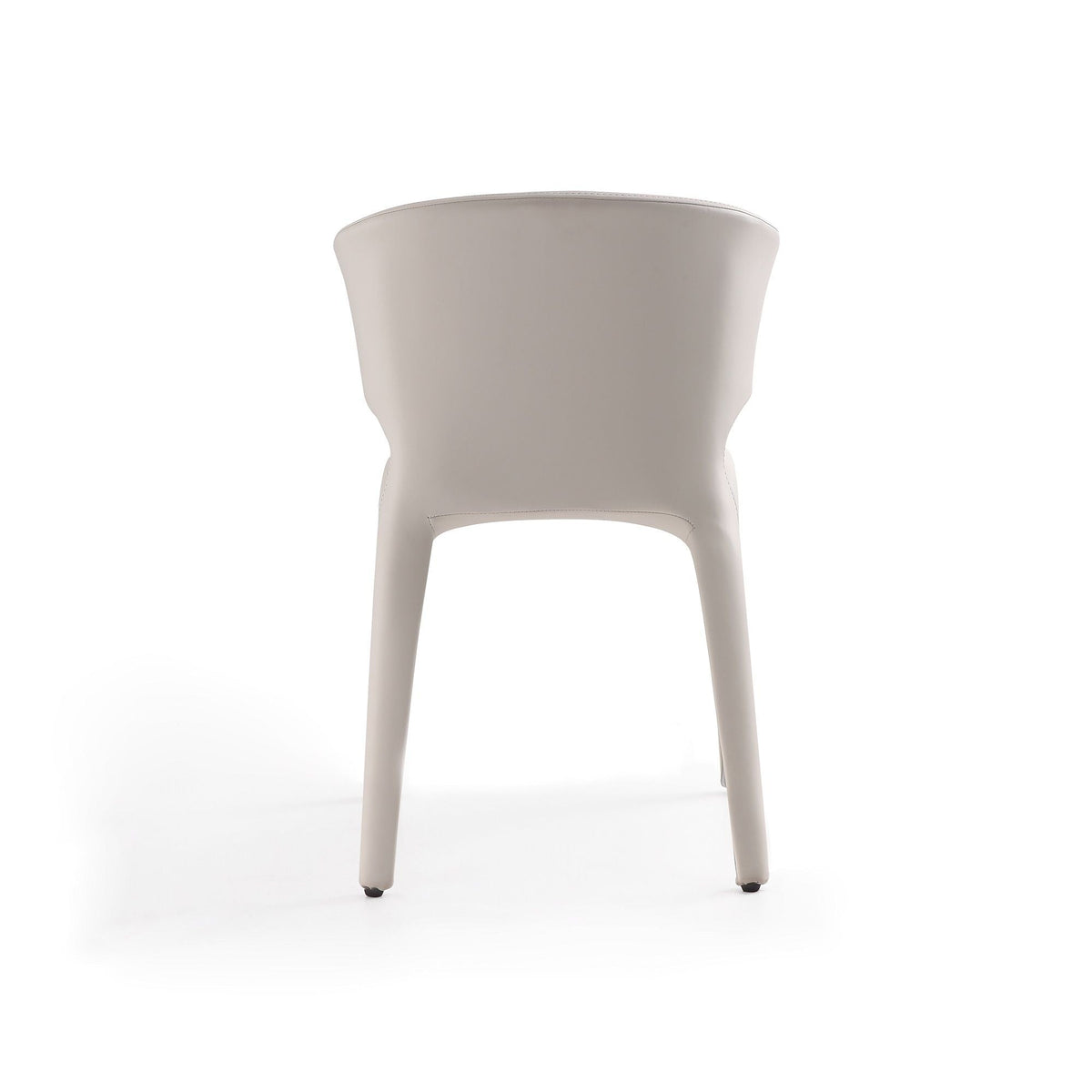 Conrad dining chair set 2 with metal frame in beige faux leather HouseOfZazla on Tampa Home & Garden Store