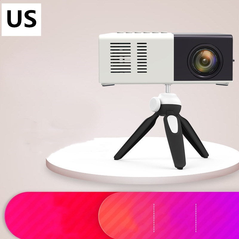 Gift Home Entertainment Projector handheld mini LED projector on tripod on Tampa Home & Garden Store
