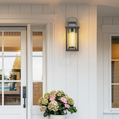 Textured Metal Porch and Rustproof Outdoor Lights