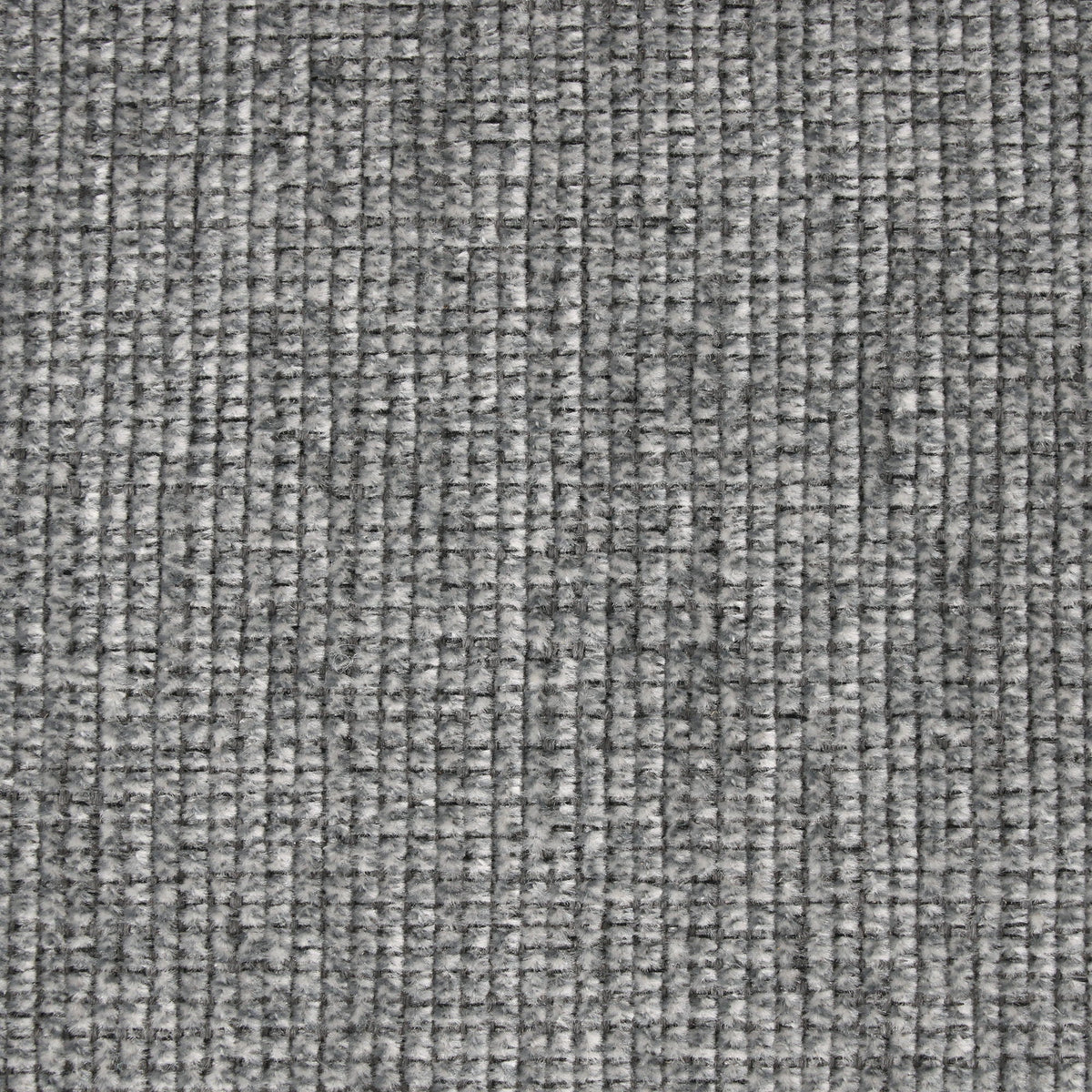 Sleeper chair upholstery fabric close-up in gray with textured weave on Tampa Home & Garden Store