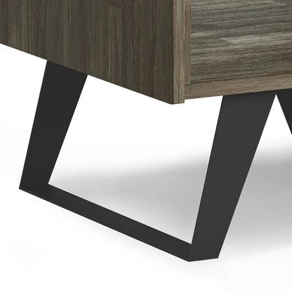 Lowry Handcrafted End Table with Acacia Drawer