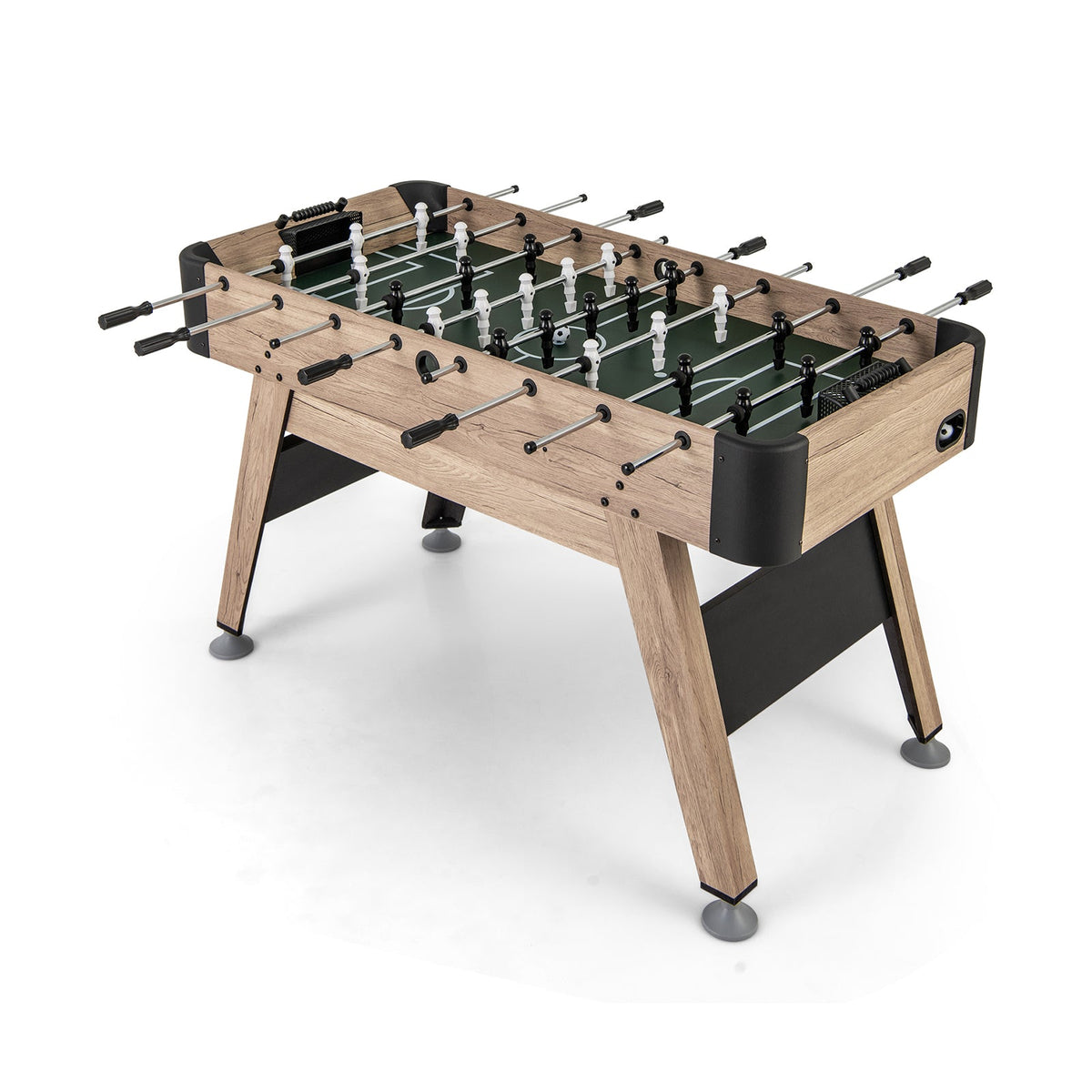 54-inch foosball table DirectDeals natural wood finish with 26 players and 2 balls on Tampa Home & Garden Store