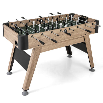 54 Inch Foosball Table DirectDeals natural wood, green field, 26 players, 2 balls on Tampa Home & Garden Store