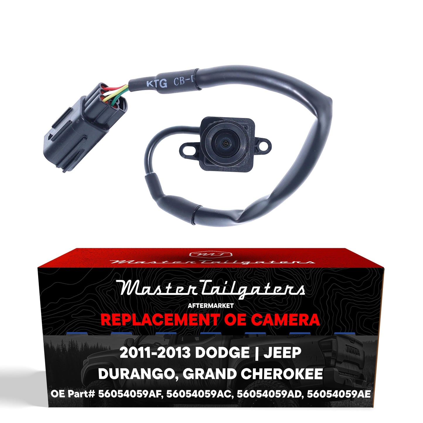 1x backup camera with wiring harness for 2011–2013 Durango/Grand Cherokee by Master Tailgaters on Tampa Home & Garden Store