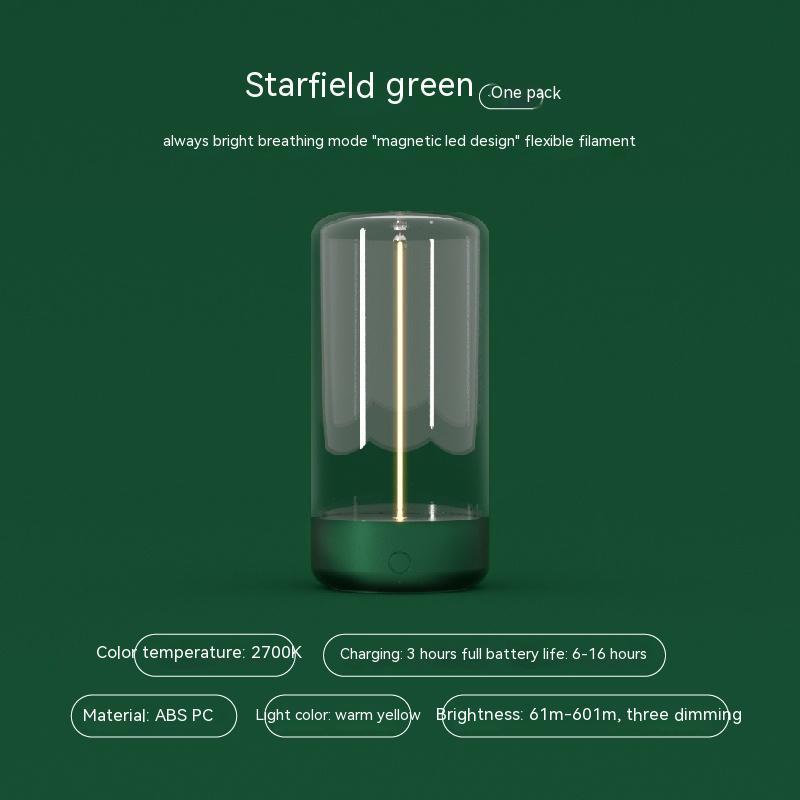 LED camping light Type-C rechargeable night lamp by Sell My Stuff, warm 2700K glow in ABS PC on Tampa Home & Garden Store