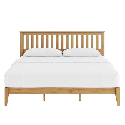 Malinda Mission Style Panel Bed And Slats
