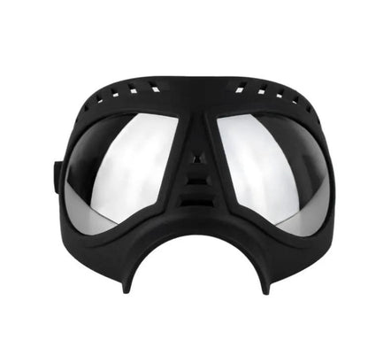 Pet goggles sunglasses black silicone frame mirrored lenses FLIPSTYLEZLLC helmet accessory on Tampa Home & Garden Store