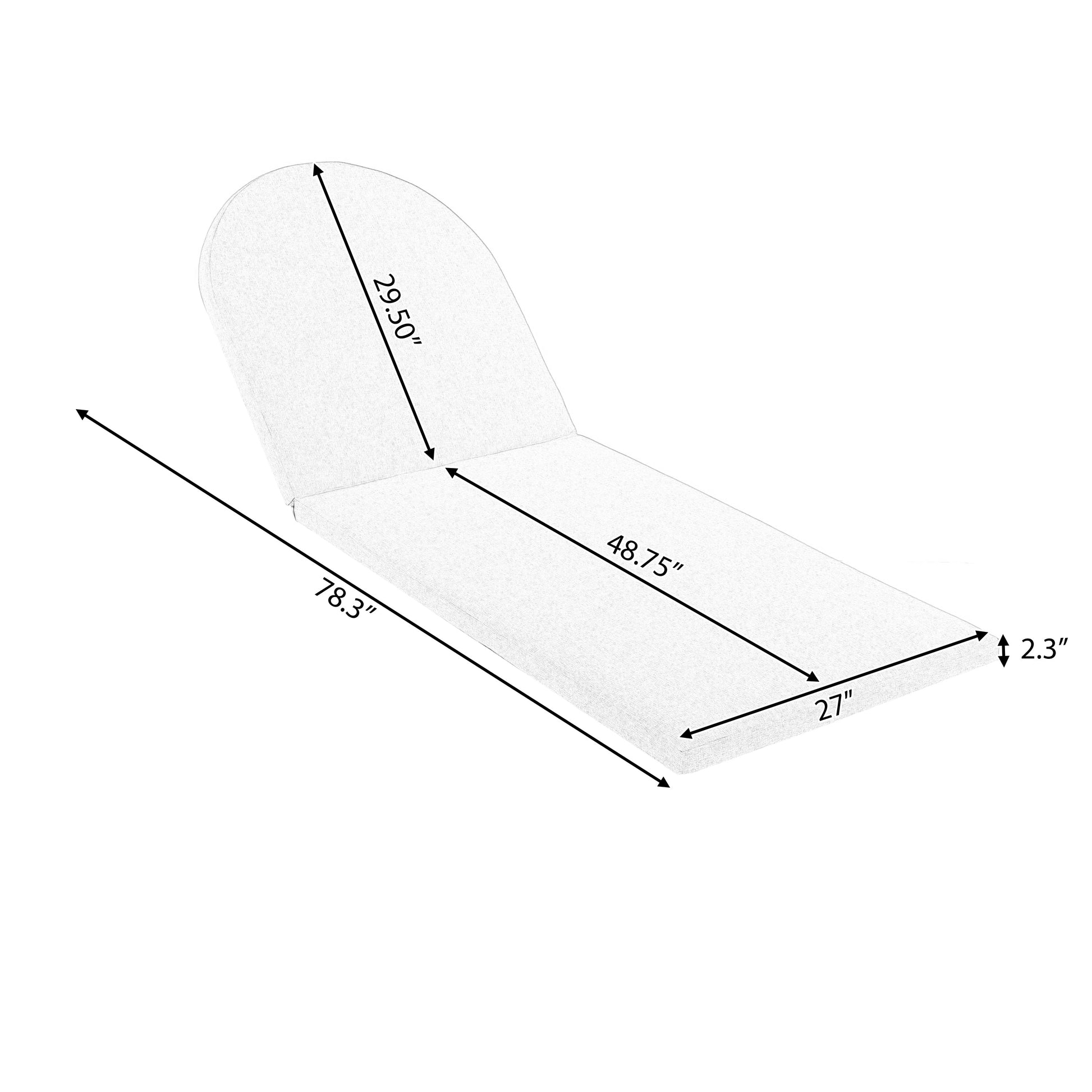 Outdoor Chaise Lounge Chair by HouseOfZazla in acacia wood with adjustable backrest on Tampa Home & Garden Store