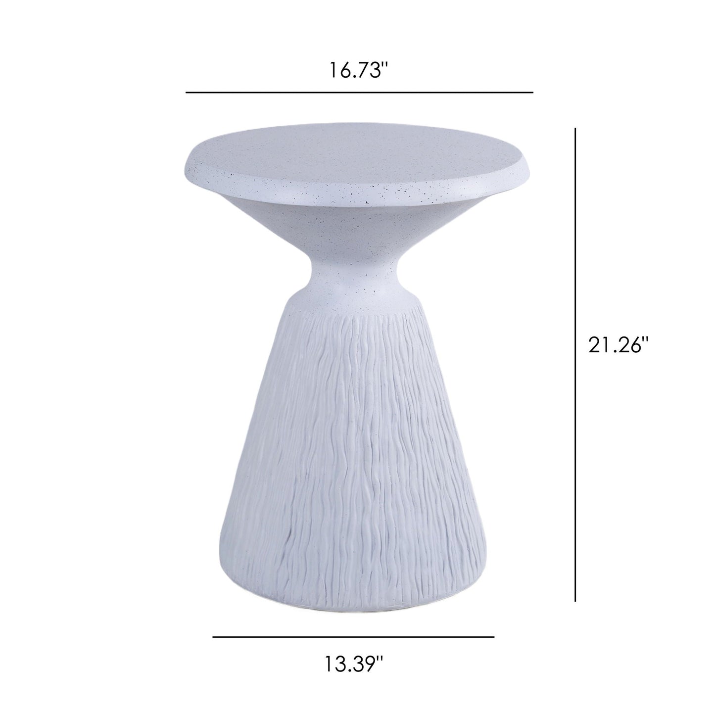 Modern Outdoor Round Garden Stool and Side Table