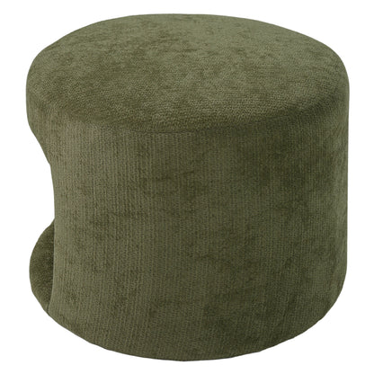 Green pet friendly ottoman by HouseOfZazla with textured upholstery on Tampa Home & Garden Store