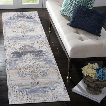 Payas Medallion Area Rug Neutral Tones Home Decor