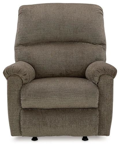 Stonemeade rocker recliner brown textured fabric with plush arms by Unique Piece Furniture on Tampa Home & Garden Store