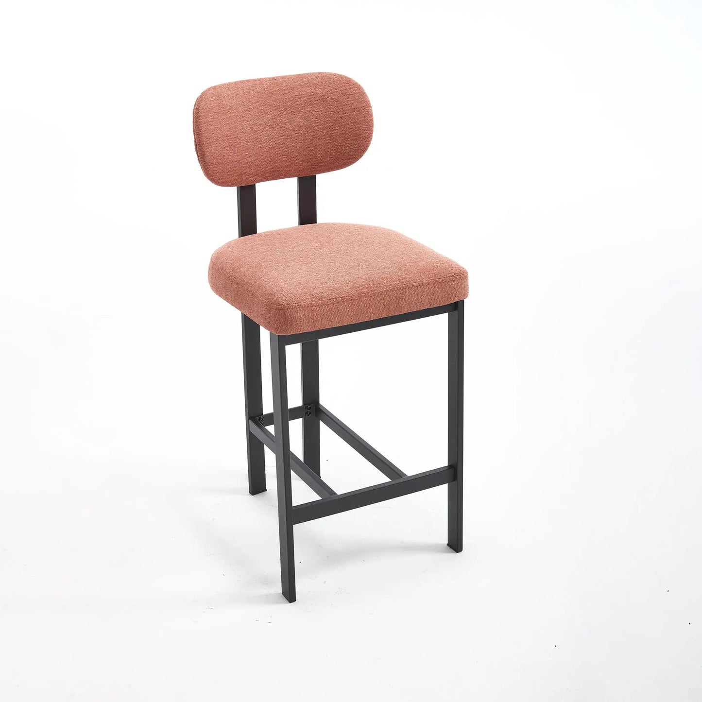 Modern Counter Height Stools Set of 2 Cushions