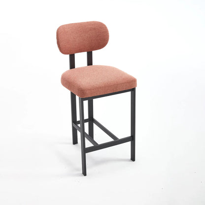 Modern Counter Height Stools Set of 2 Cushions
