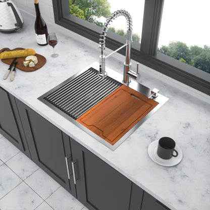 Drop In Kitchen Sink Stainless Steel Workstation