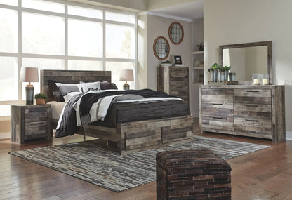 Derekson Panel Bedroom Set with Butcher Block