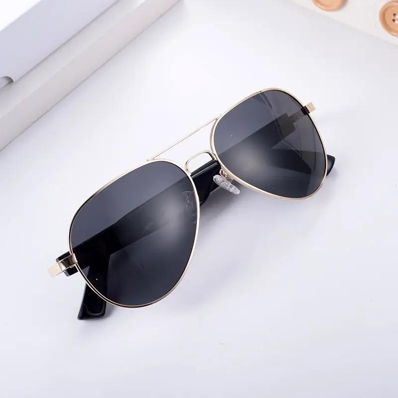 FLIPSTYLEZLLC smart AI translation sunglasses aviator gold-tone frame with polarized lenses on Tampa Home & Garden Store