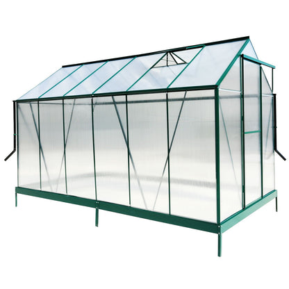 Heavy Duty Polycarbonate Greenhouse Kit and Door