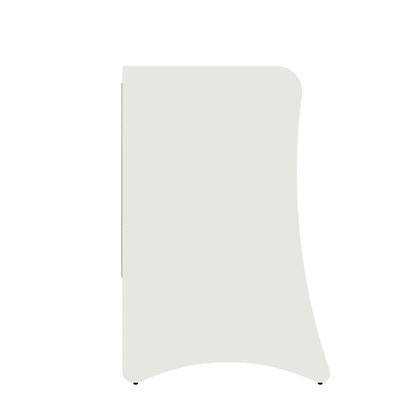 Nightstand with 3 Drawers and Quiet Glide white finish accent nightstand by HouseOfZazla on Tampa Home & Garden Store