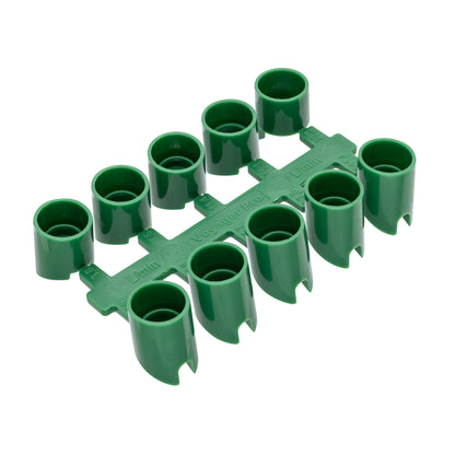 Orbit Voyager gear-drive rotor sprinkler nozzle rack with 12 green sockets on Tampa Home & Garden Store