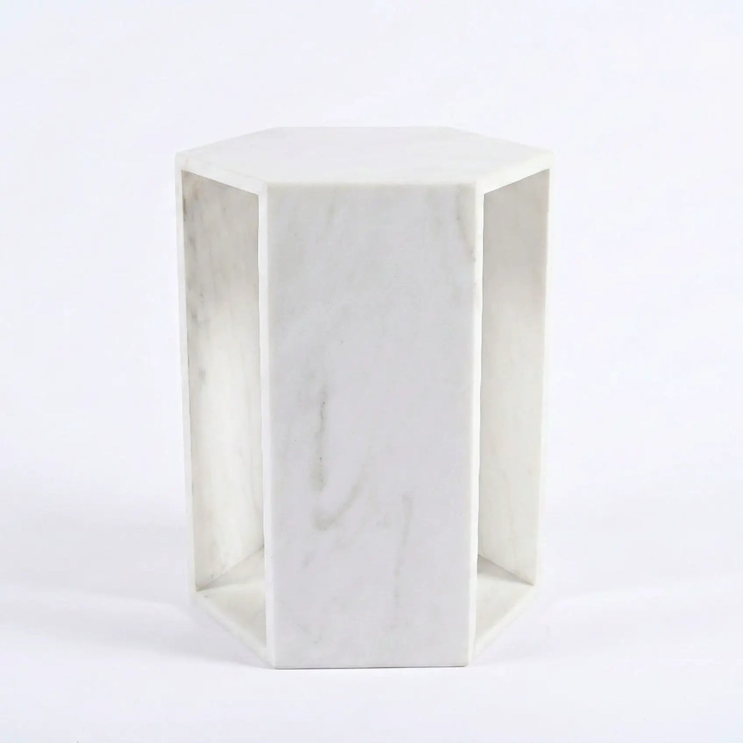 Hexagon Side Table in Modern Minimalist Style