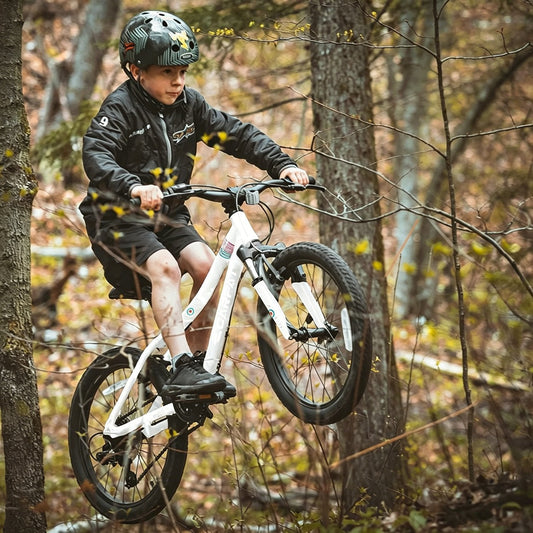 20-inch GemGear kids mountain bike with front suspension, white frame on Tampa Home & Garden Store