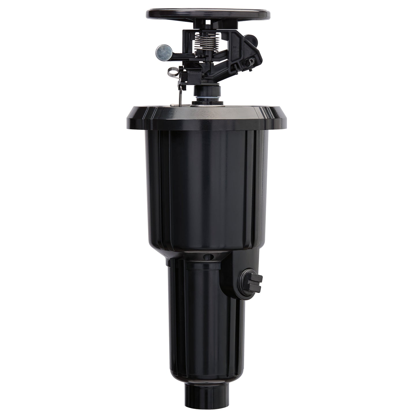 Pulse XL Pop-Up Impact Rotor Sprinkler in Canister Orbit Irrigation black plastic housing on Tampa Home & Garden Store