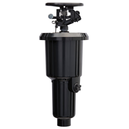 Pulse XL Pop-Up Impact Rotor Sprinkler in Canister Orbit Irrigation black plastic housing on Tampa Home & Garden Store