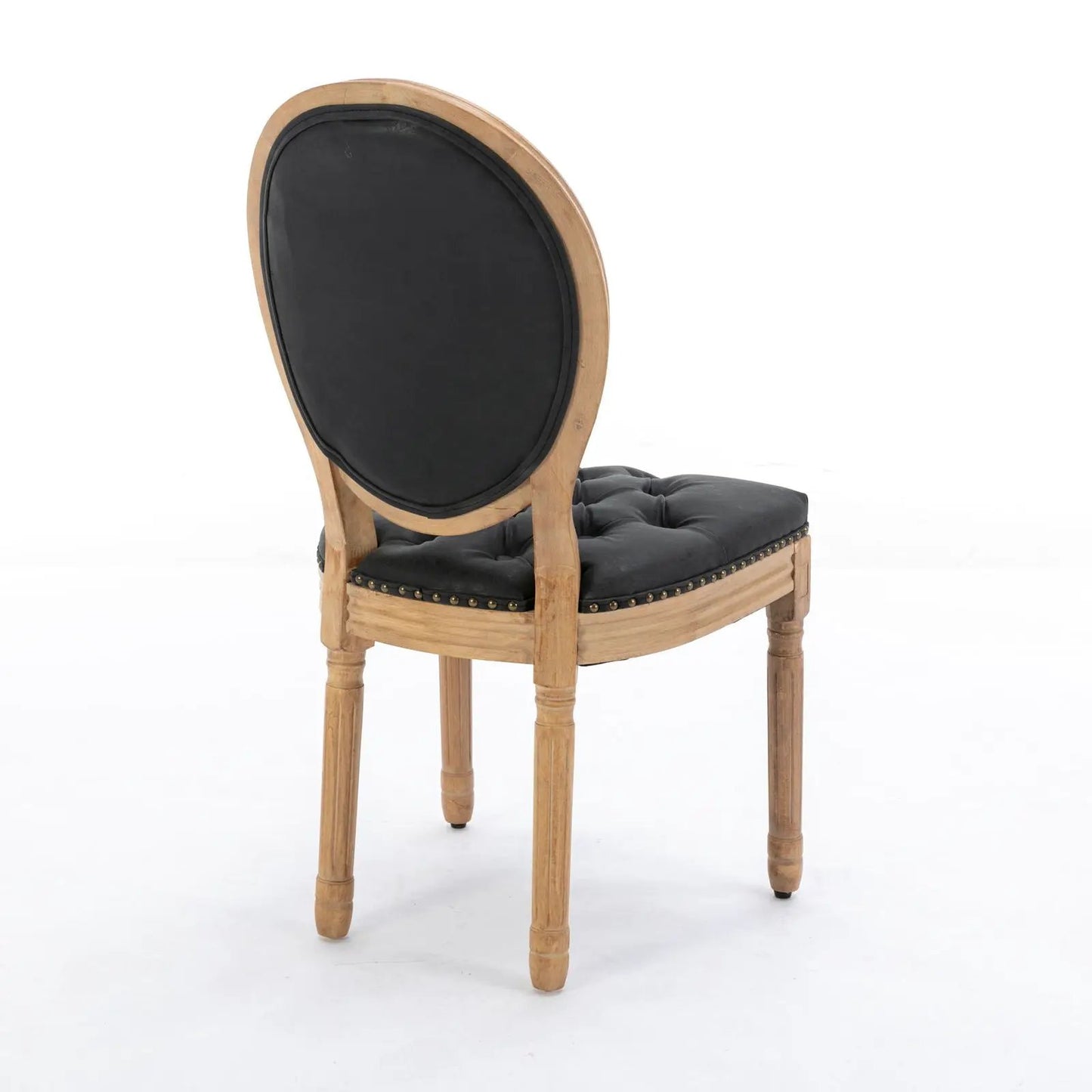 French Style Solid Wood Dining Chair Nailhead
