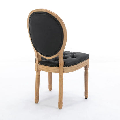 French Style Solid Wood Dining Chair Nailhead