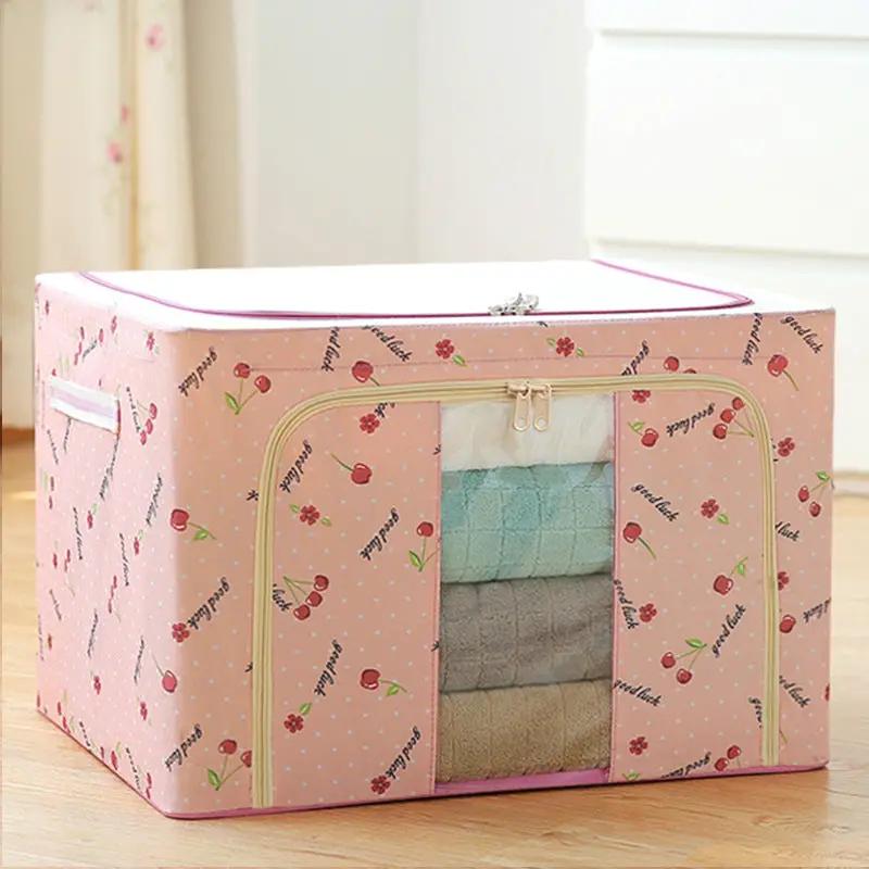 Steel Frame Storage Box With Oxford Cloth Cover
