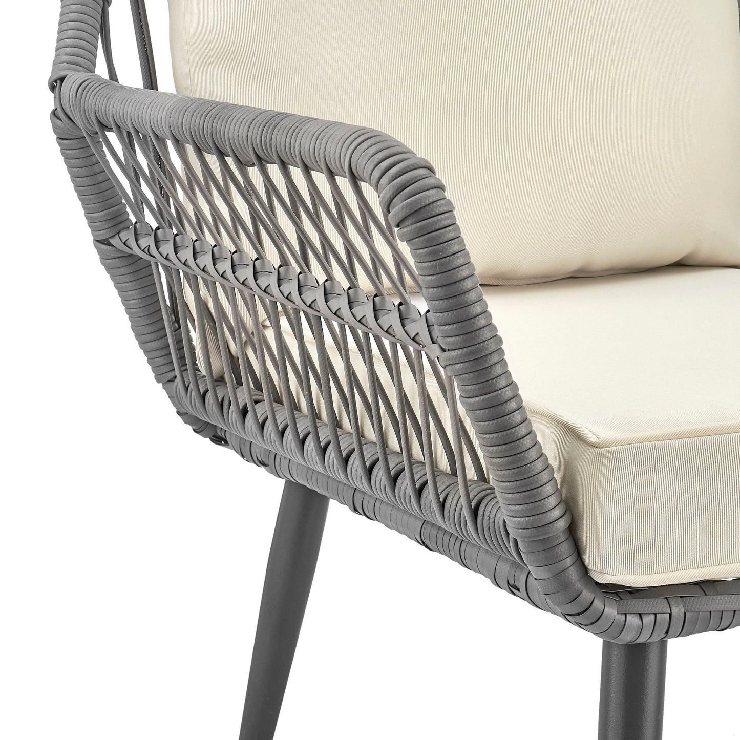 the Portofino Four Piece Outdoor Lounge Set