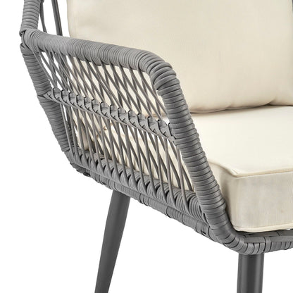 the Portofino Four Piece Outdoor Lounge Set