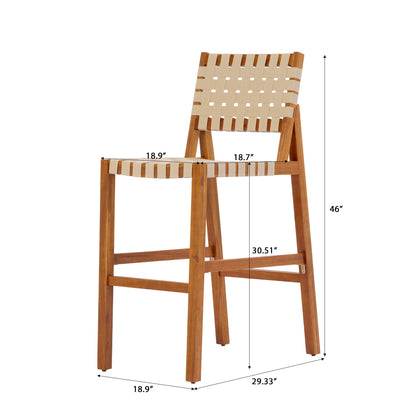 Solid Acacia Wood Outdoor Patio Furniture Set