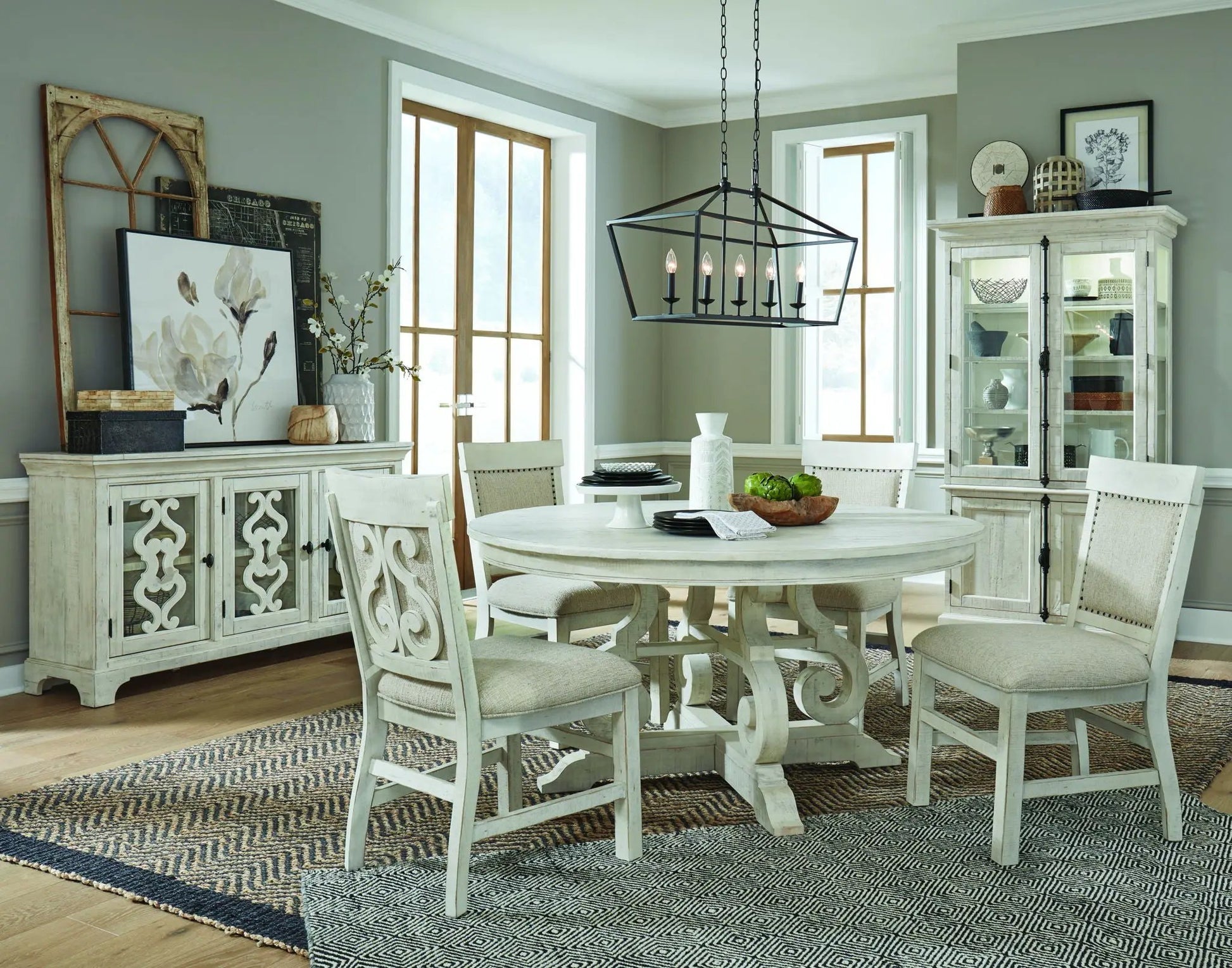 Bronwyn dining side chairs with upholstered alabaster seats, set of 2 on Tampa Home & Garden Store