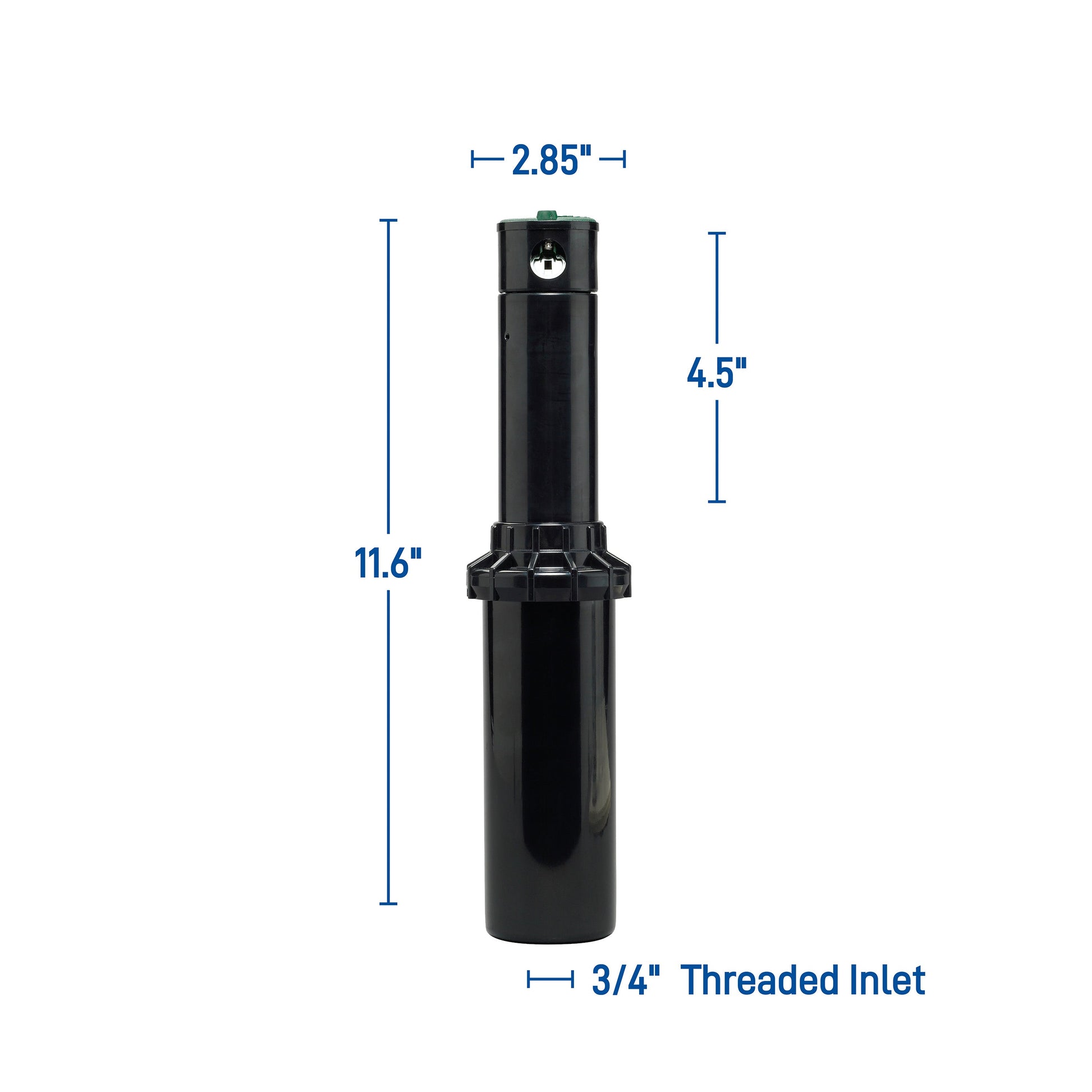 Orbit Voyager II Gear-Drive Rotor Sprinkler 55661 3/4 in threaded inlet black body on Tampa Home & Garden Store