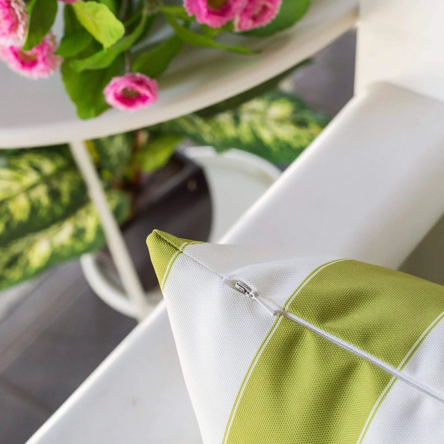 Horizon Stripe Pillow Outdoor and Indoor