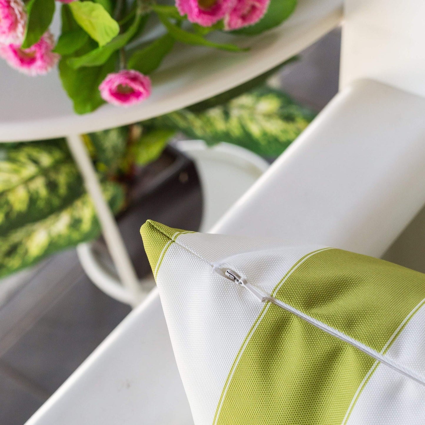Horizon Stripe Pillow For Indoor And Outdoor Use