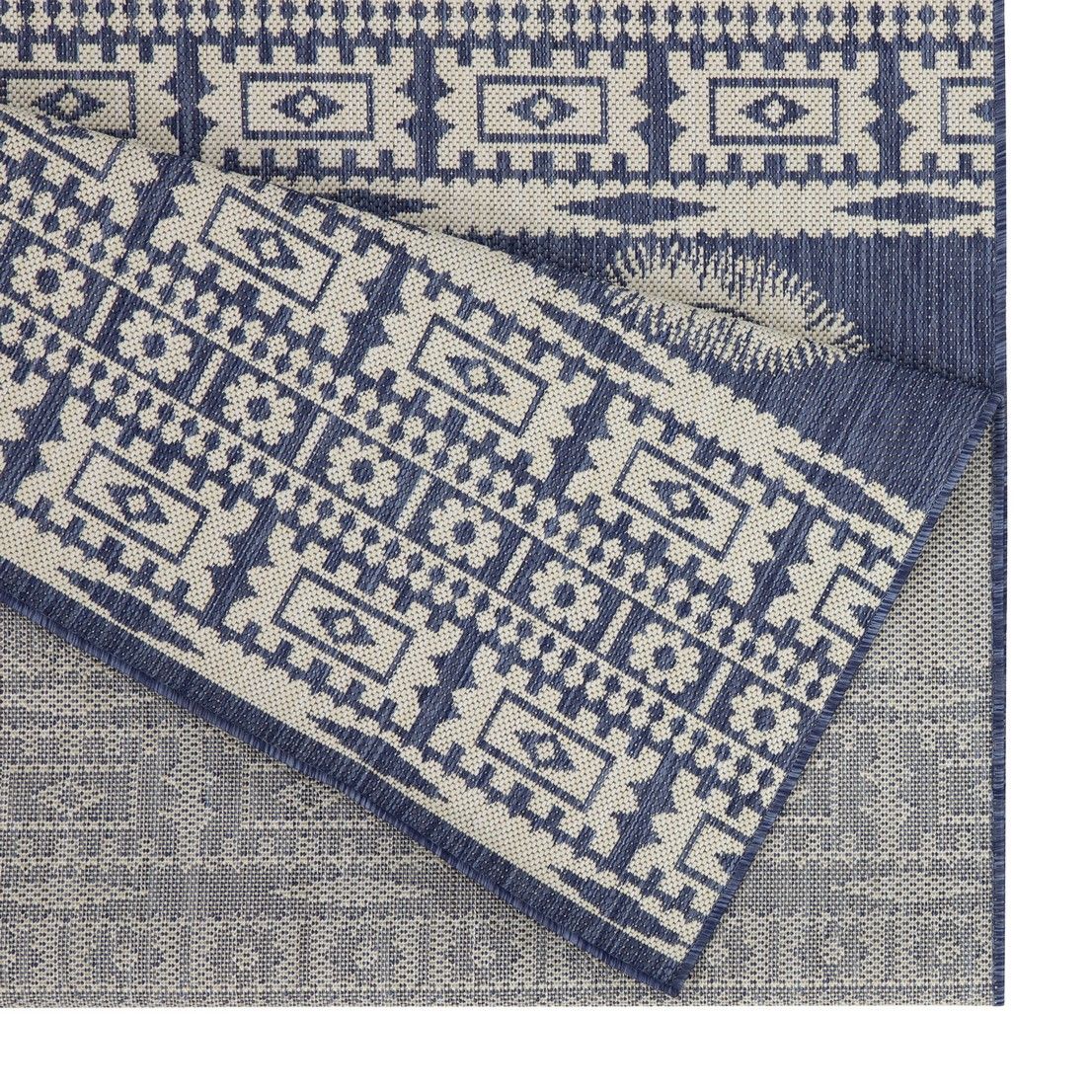 Sunshine Indoor and Outdoor Area Rug in Blue