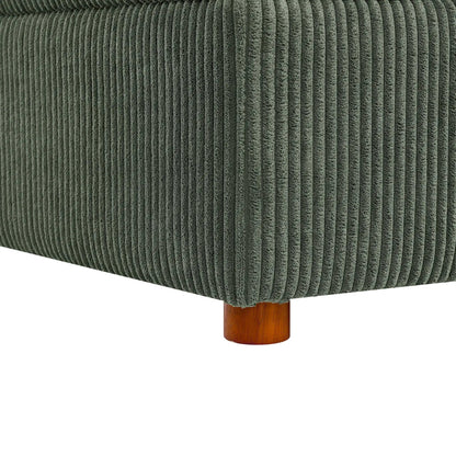 Haven 6 Piece Modular Sectional with dark green corduroy upholstery by Unique Piece Furniture on Tampa Home & Garden Store