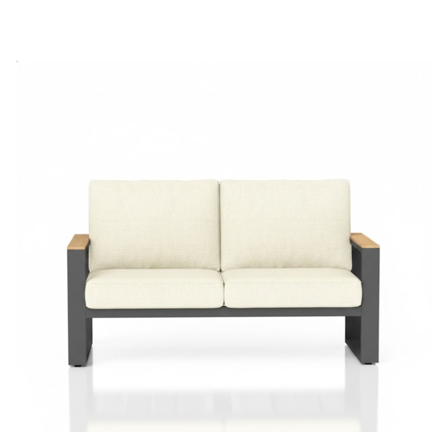 All Weather Outdoor Loveseat and Thick Cushions