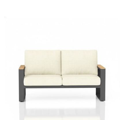 All Weather Outdoor Loveseat and Thick Cushions