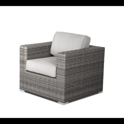 Wicker Sectional Seating Group With Cushions, gray outdoor chair, Unique Piece Furniture on Tampa Home & Garden Store