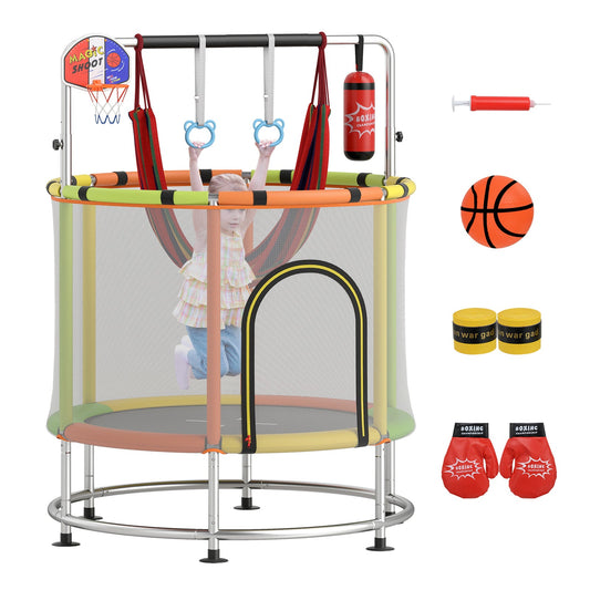 55" Kids Trampoline Gift for for 3-6 Years Old Boys and Girls - Tampa Home & Garden Store