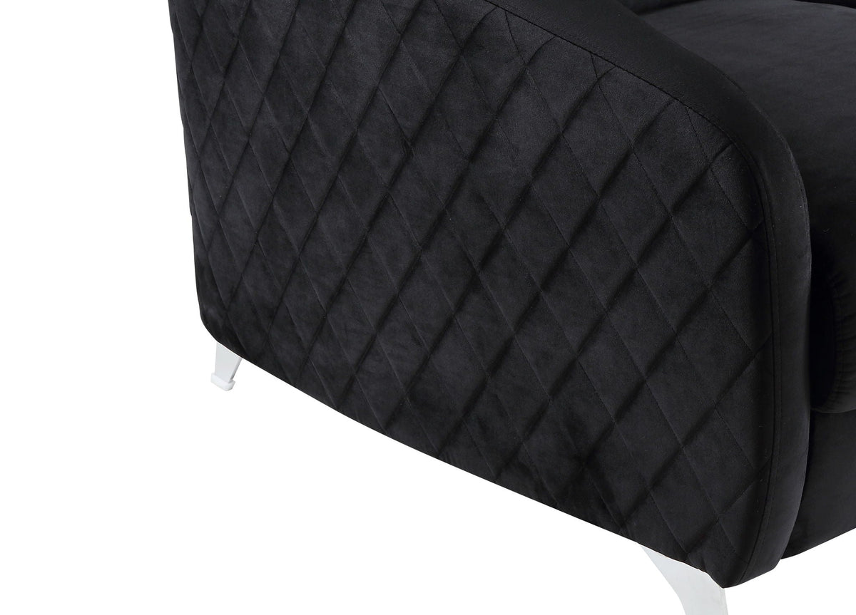 Sofia Modern Chic Armchair and Soft Fabric