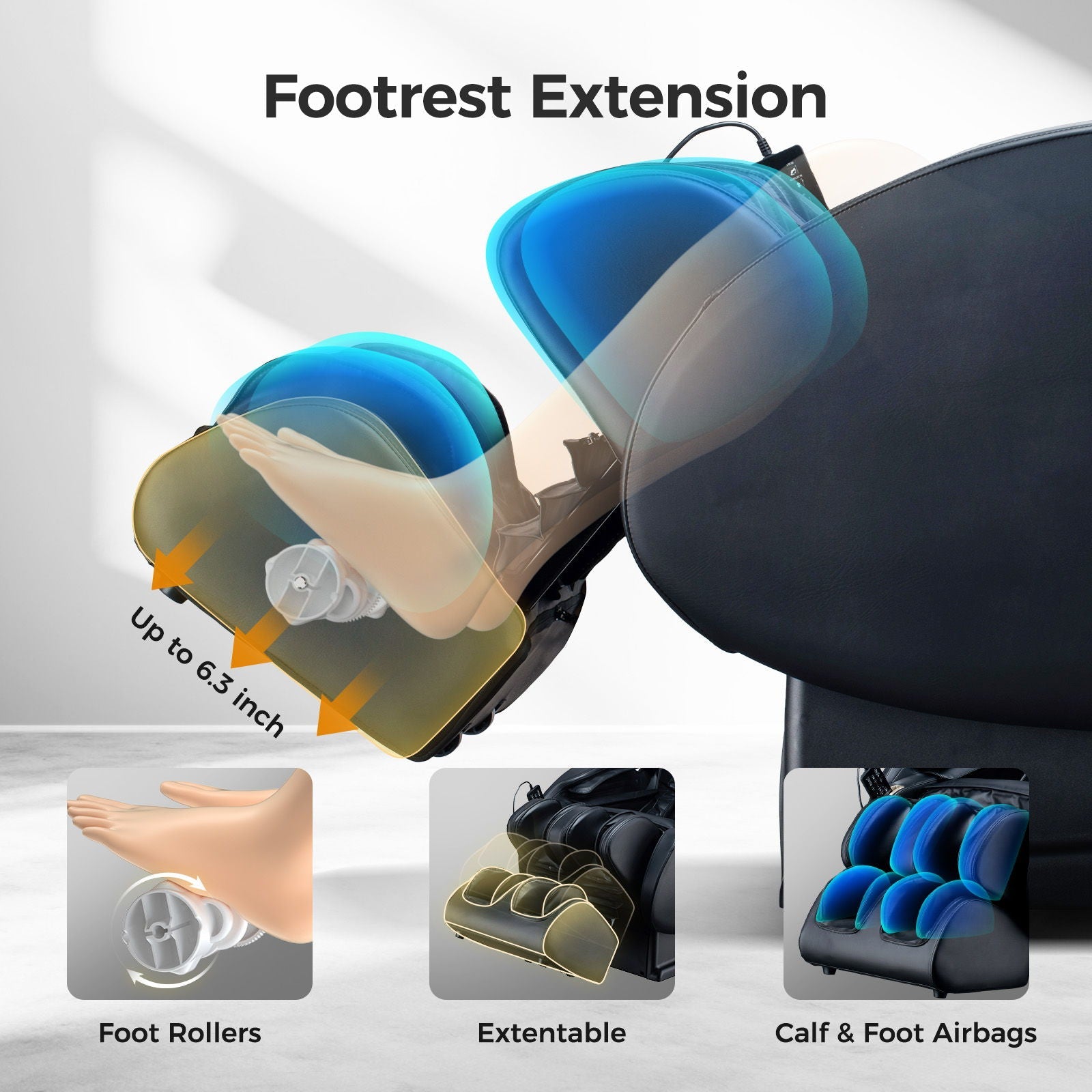 Massage Chair Bosscare 3D Zero Gravity full-body shiatsu recliner with app by HouseOfZazla on Tampa Home & Garden Store