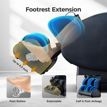 Massage Chair Bosscare 3D Zero Gravity full-body shiatsu recliner with app by HouseOfZazla on Tampa Home & Garden Store