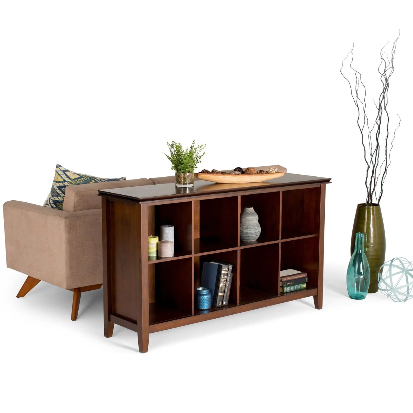 Artisan Cube Storage Cabinet Solid Wood Unit