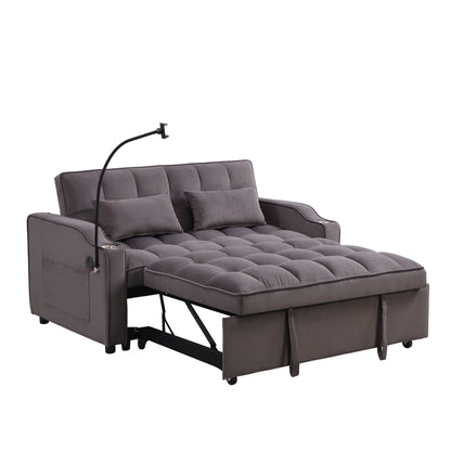 Modern Loveseat Futon Sofa with Pullout Bed